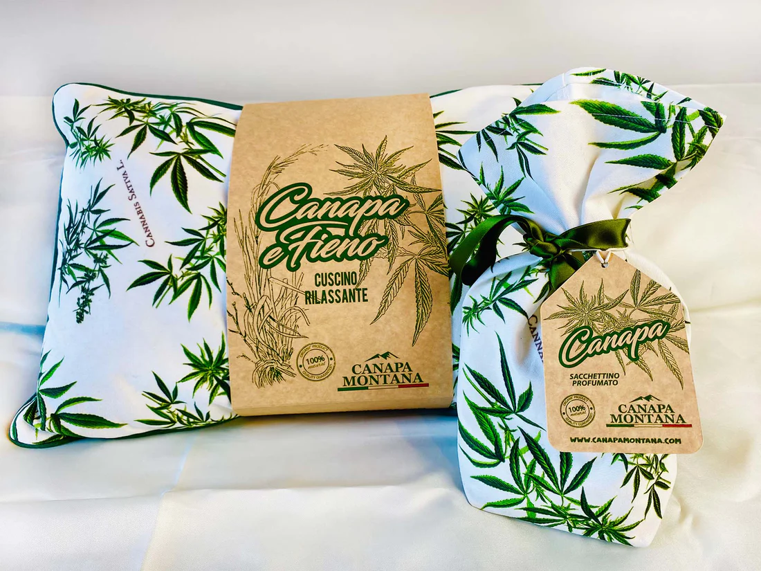 cuscini rilassanti canapa